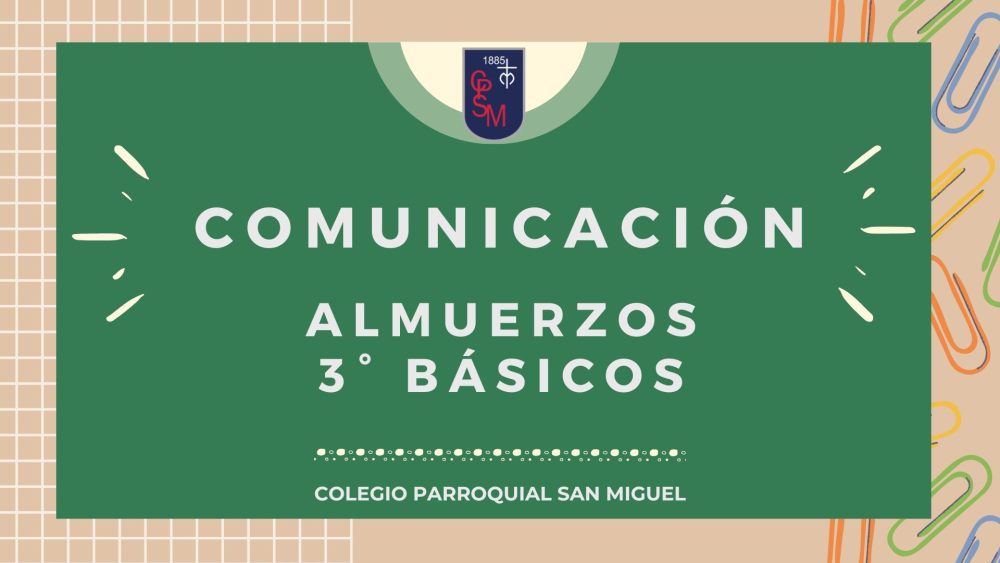 Comunicación - Almuerzos Terceros Básicos