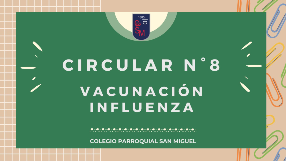 Circular N°8 - Vacunación influenza