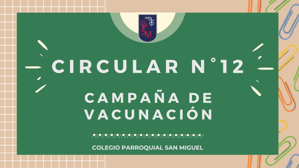 Circular N°12 - Campaña de vacunación